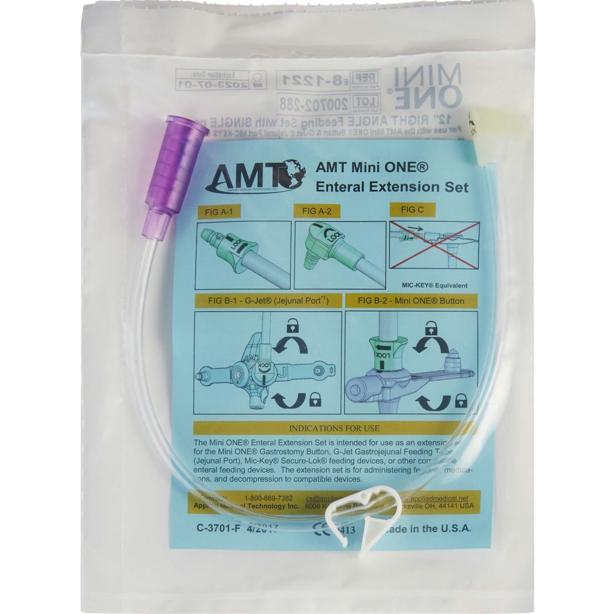 AMT Mini ONE Enteral Extension Set | Shop at Carewell