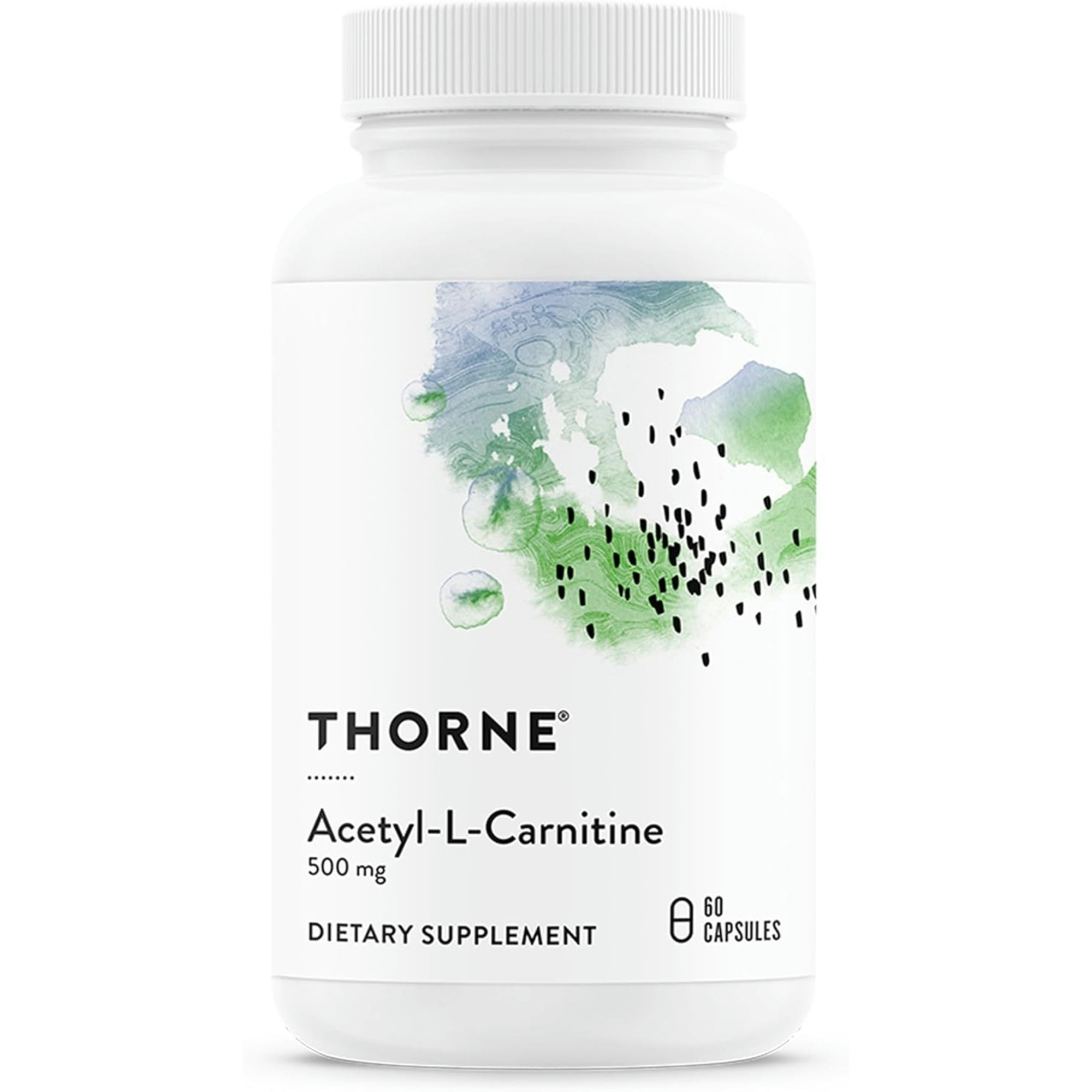 Thorne Acetyl-L-Carnitine Dietary Supplement, 500 mg60 capsules