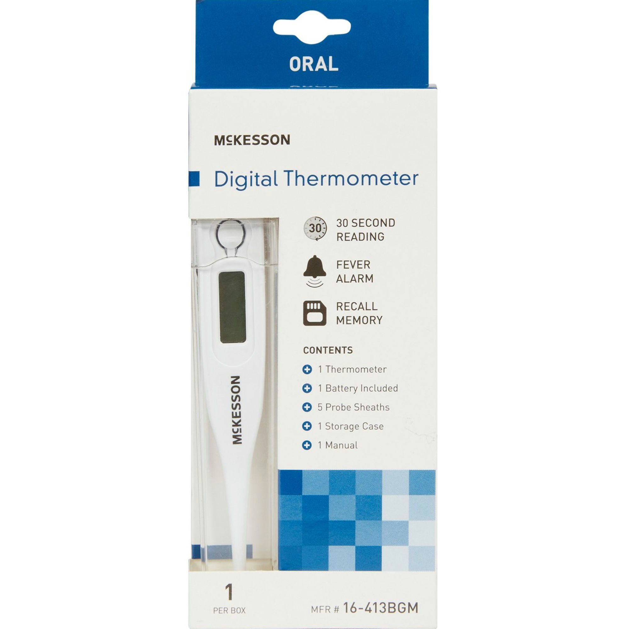 McKesson Digital Thermometer, Oral Probe | Shop at Carewell