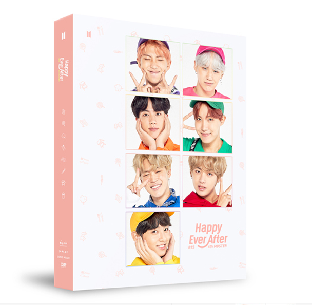 Korea Bts 4th Muster Happy Ever After 3dvd Photo Book Post Card Photo