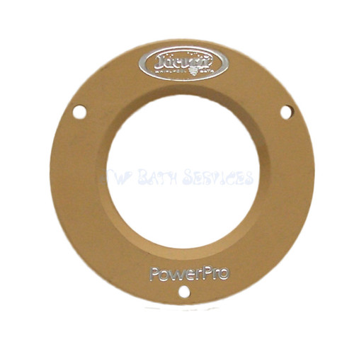 7758904 Jacuzzi HTA Clamping Ring w/Logo, Tan 