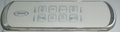 GX04000 Jacuzzi 8 Button Control Panel, White