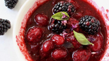 Blackberry Cranberry Sauce with Balsamic