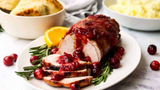 Cranberry Pear Balsamic Pork Roast