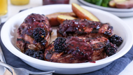 Blackberry Ginger Balsamic Pork Chops Blackberry Ginger Balsamic Pork Chops