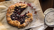 Rustic Mixed Berry Galette with Balsamic Rustic Mixed Berry Galette with Balsamic