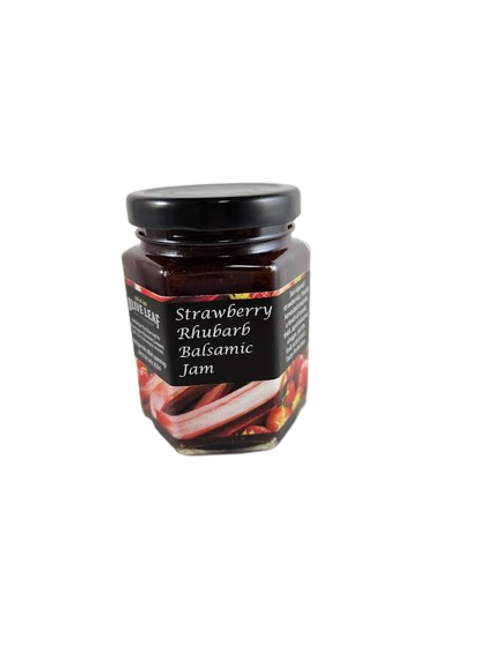 Strawberry Rhubarb Balsamic Jam