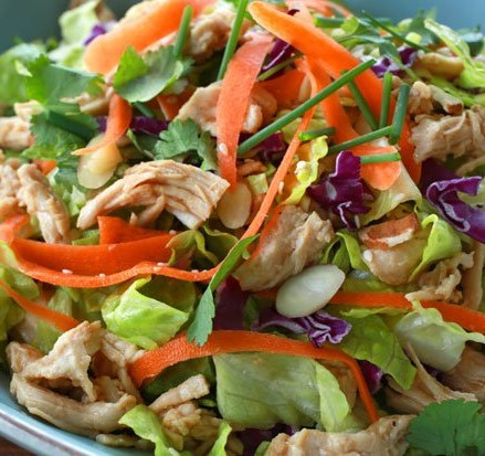 Fresh, Local Salad Kit - Asian Grilled Chicken Salad Kit - Serves 4
