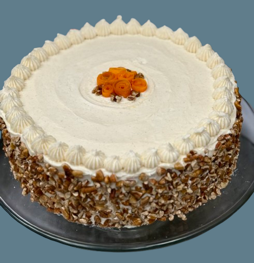 Carrot Cake with Cinnamon Cream Cheese Frosting - Please allow 3 days when ordering online! Carrot Cake with Cinnamon Cream Cheese Frosting - Please allow 3 days when ordering online!