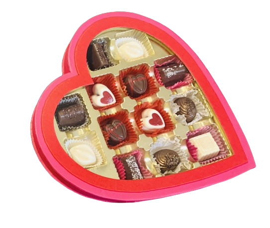 Valentine's Large Heart Box - 13 pc