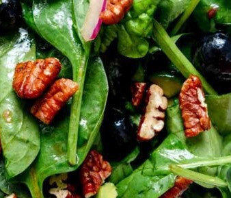 Blueberry Spinach Salad - Serves 4