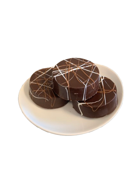 Nutter Butter BloomingO's - Chocolate  Covered Nutter Butter Sandwich Cookies!