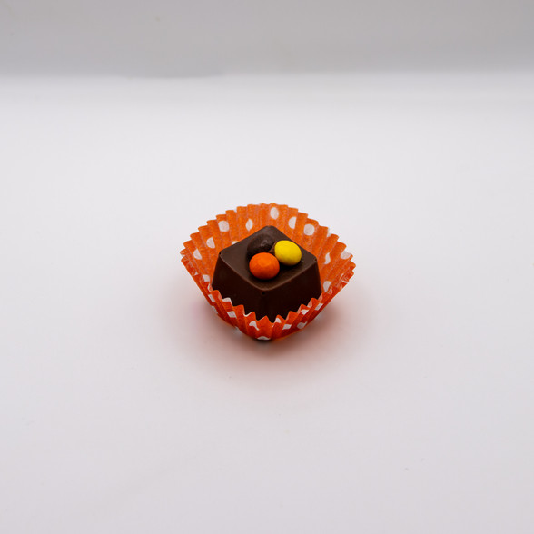 Reeses Pieces Caramel Truffle