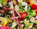 Italian Chop Salad With Lemon Basil Vinaigrette