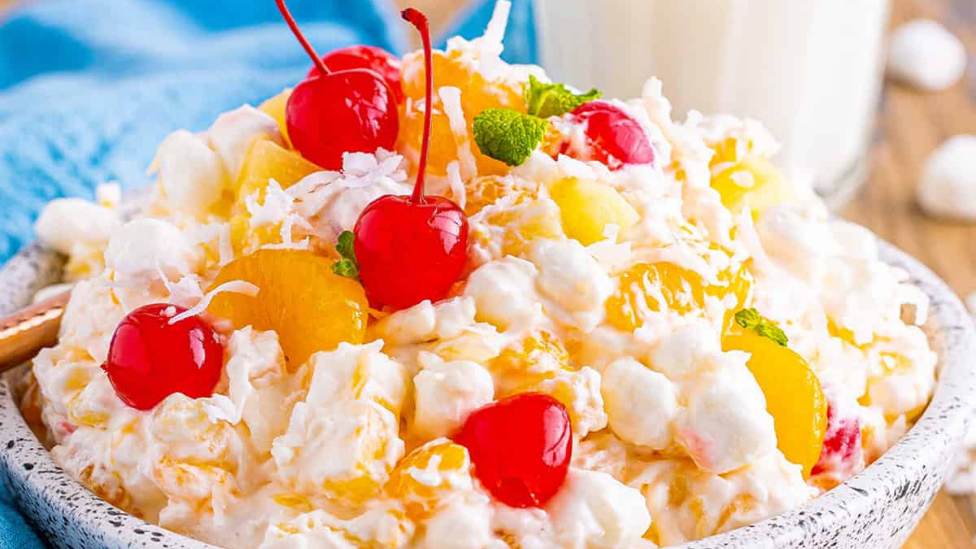 Cara Cara Orange Vanilla Ambrosia Salad