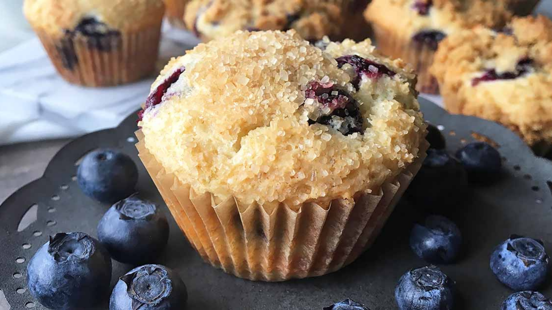 Blueberry Balsamic Muffins