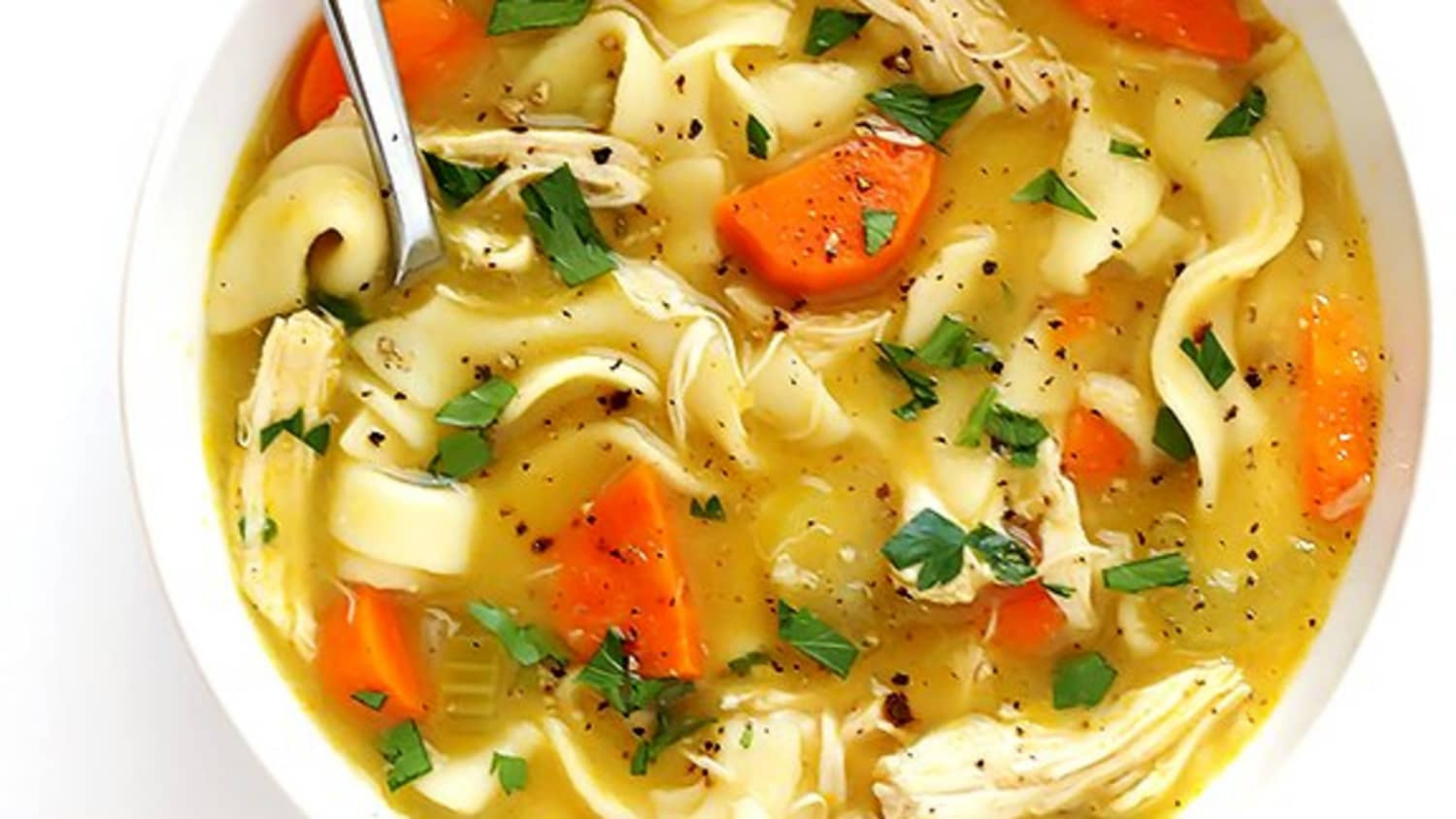 Cozy Rosemary Chicken Noodle Soup