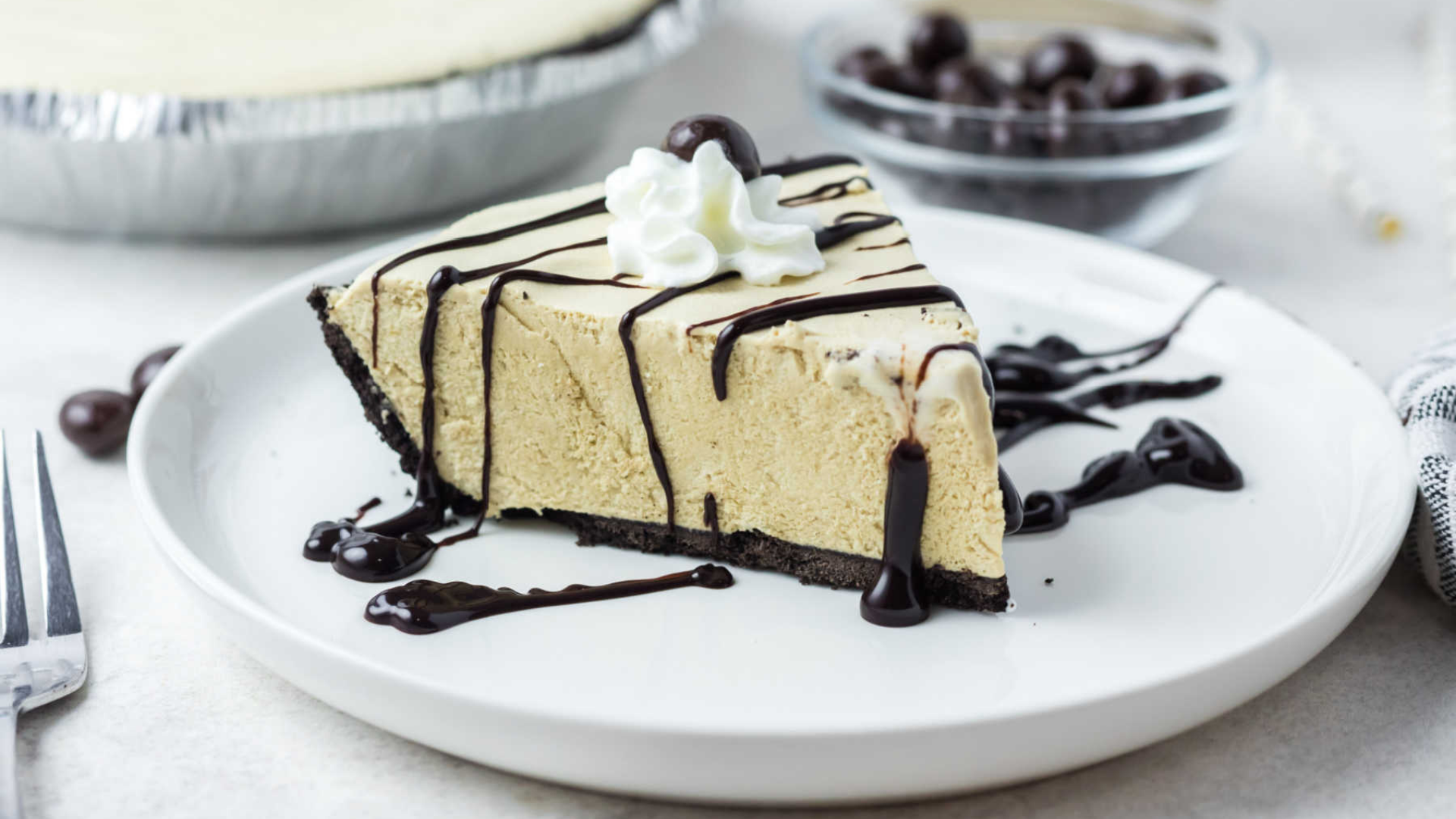 Espresso Balsamic No-Bake Pie