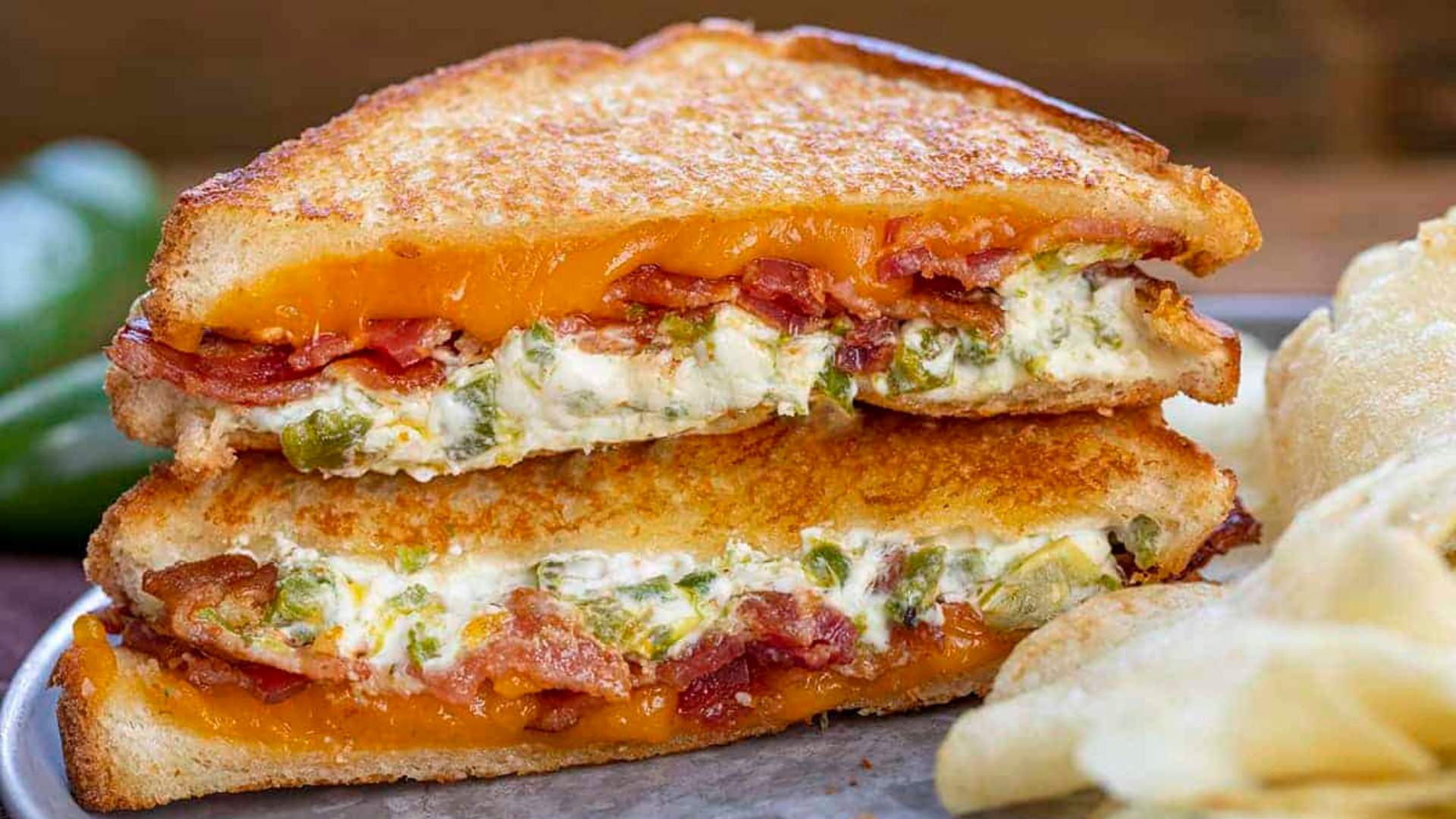 Jalapeño Popper Grilled Cheese