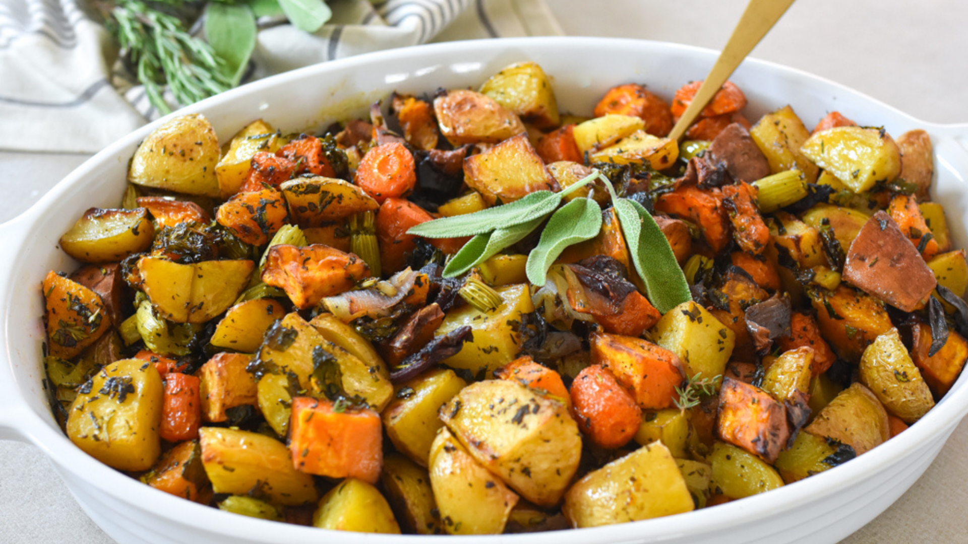 Neapolitan Herb Roasted Vegetables