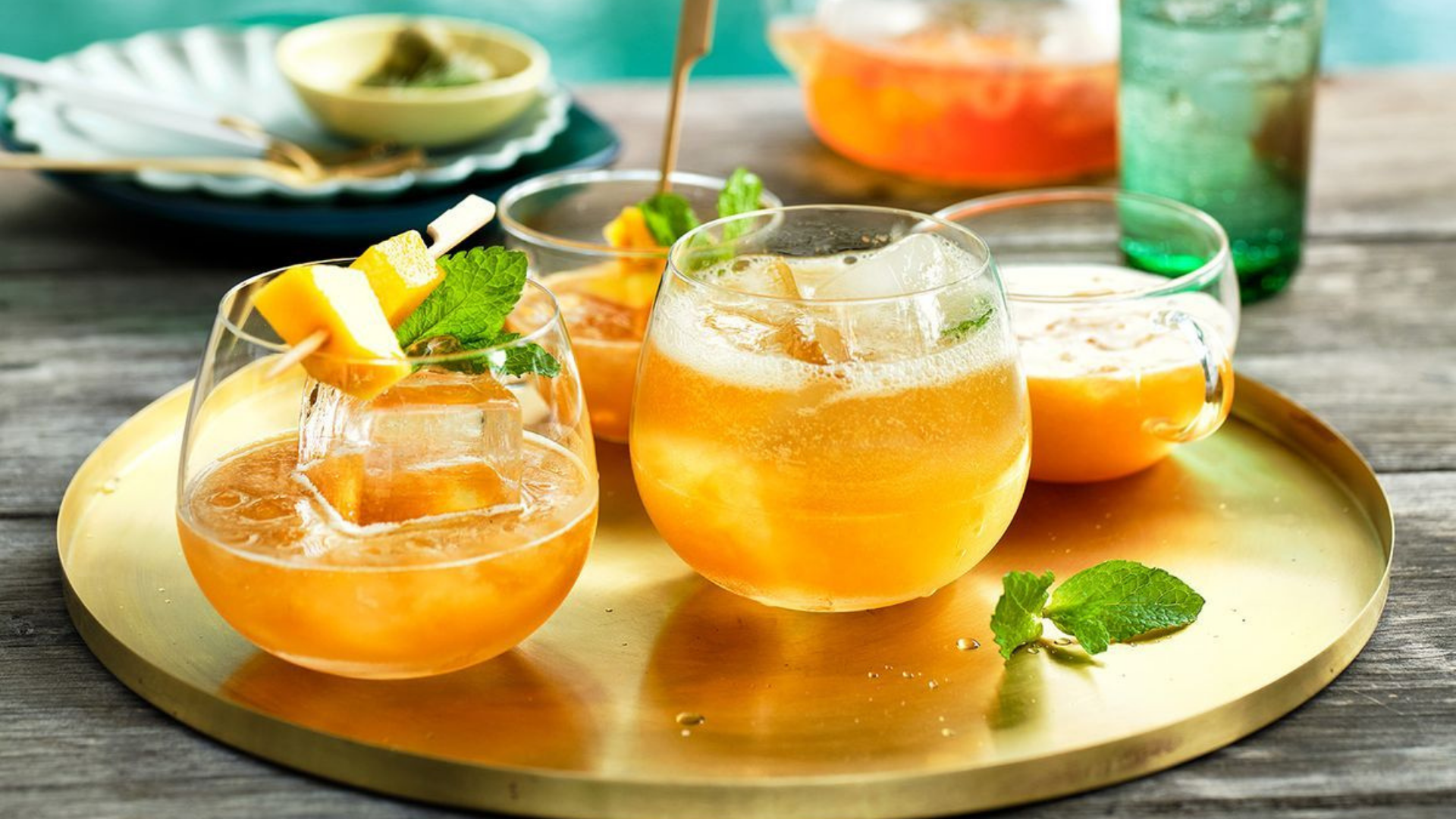 Orange–Mango Balsamic Spritzer