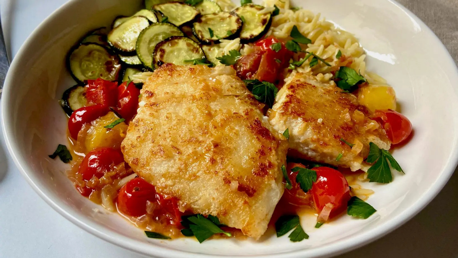 Pan-Seared Halibut