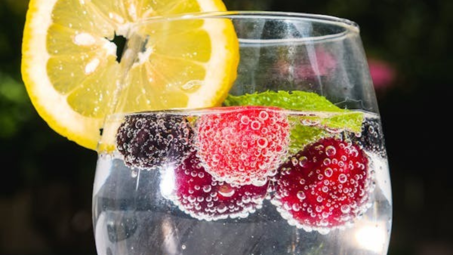 Sparkling Fruit Gelées with Lemon Balsamic