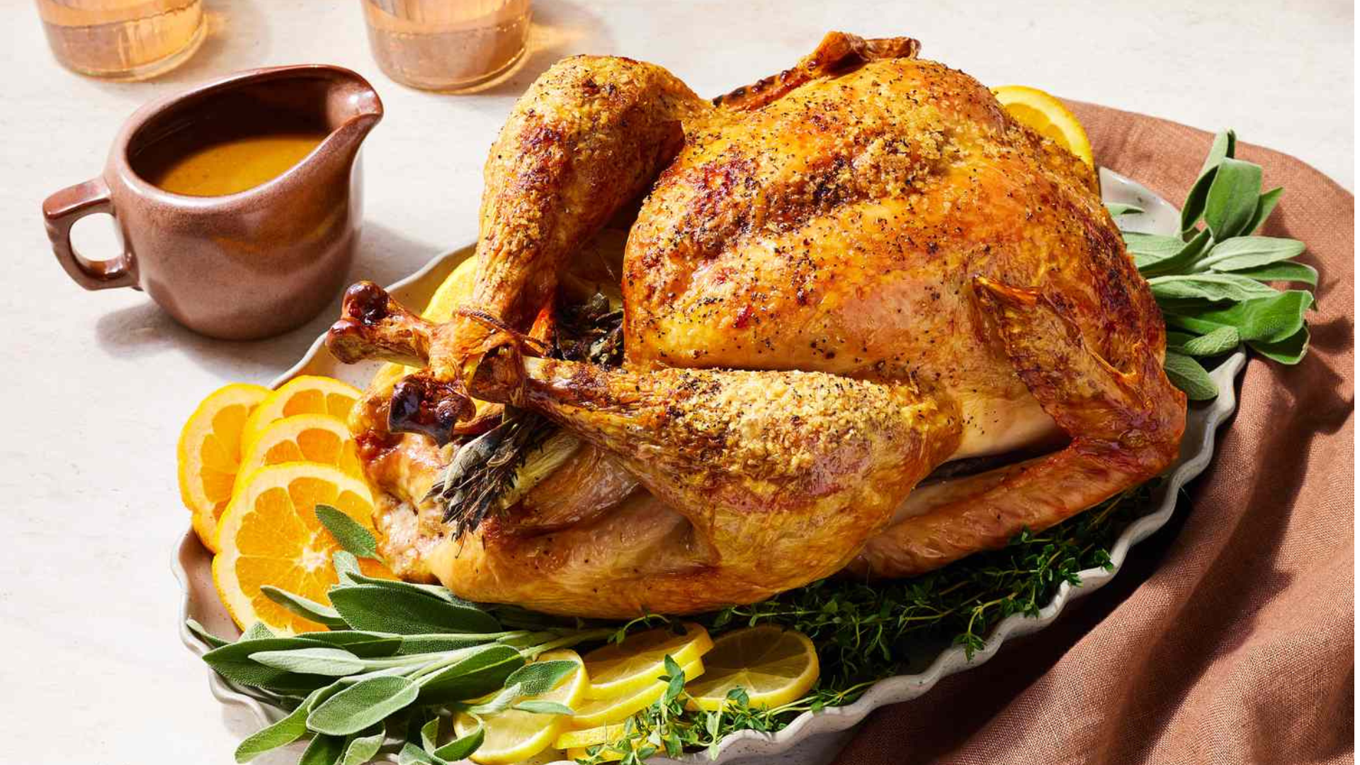 Spiced Citrus Turkey with Blood Orange Olive Oil