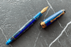 Penlux X Nagahara Gladius Blue Grotto Fountain Pen Broad Nib