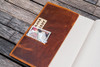 Galen Leather Co. C.H Brown Leather Slim A5 Notebook / Planner Cover