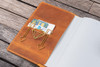Galen Leather Co. C.H Brown Leather Slim A6 Notebook / Planner Cover