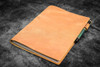 Galen Leather Co. C.H Honey Ochre Leather Slim B5 Notebook / Planner Cover