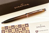 Sheaffer 100 Coffee Edition Matt Brown Ballpoint Pen Regal Brown PVD Trims