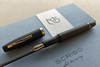 Scribo Dimenstone Platinum Trim Fountain Pen with EF Flex Nib