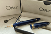Omas Ogiva Blu with Gold Trim
