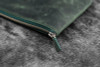 Galen Leather Co. Leather Zippered Writer's Bank Bag - Pen Pouch - Crazy Horse Forest Green
