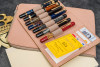 Galen Leather Co. Leather Zippered Writer's Bank Bag - Pen Pouch -  Undyed Leather