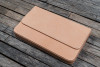 Galen Leather Co. Leather Magnum Opus 12 Slots Hard Pen Case with Removable Pen Tray - Undyed Leather