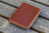 Galen Leather Co. Leather Zippered 5 Slots Pen Case Brown