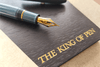 Sailor King Of Pen Urushi Kaga Slate Blue Medium Nib Fountain Pen