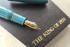 Sailor King Of Pen Urushi Kaga Teal Blue Medium Nib Fountain Pen