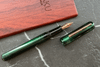 IKKAKU by Nahvalur 翠月 Green Moon Urushi Fountain Pen Medium Nib