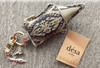 Desa Heritage Songket Keychain/Charm Design Dark Purple
