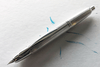 Pilot Vanishing silver Stripe Fountain Pen with 18K Nib