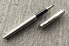 Parker Jotter Stainless Steel Chrome Trim Fountain Pen Fine Nib