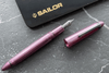 Sailor 1911L Ringless Metalic Simply Red 21K Fountain Pen