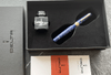 Delta Limited Edition Lapis Lazuli Blue Celluloid GT Fountain Pen Fine Nib