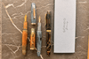 Scribo Feel Monte Conero Fountain Pen Gold Trim With 14K F Flex Nib