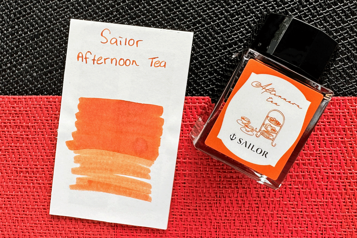 Sailor Fountain Pen 20ml #4 Tea Time Around The World Afternoon Tea Bottle Ink