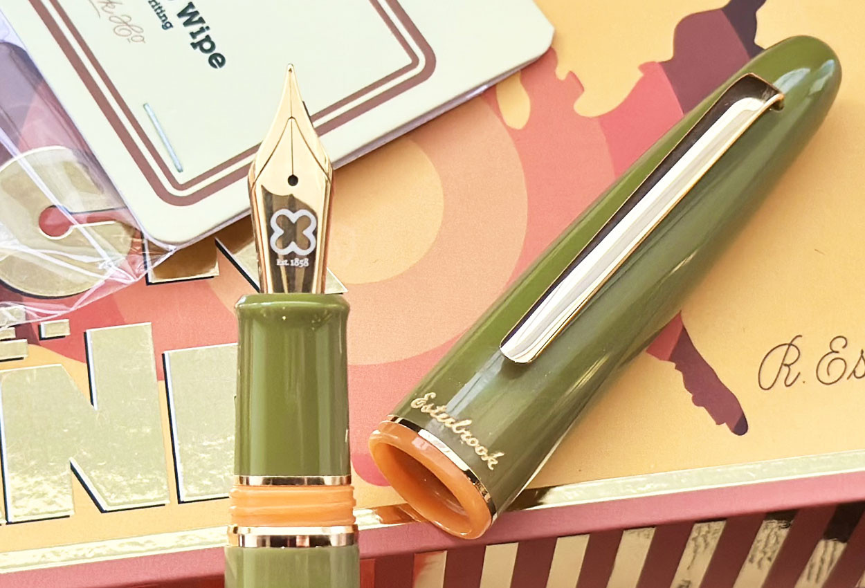 Esterbrook Estie Quirky Leaf Green GT Fountain Pen